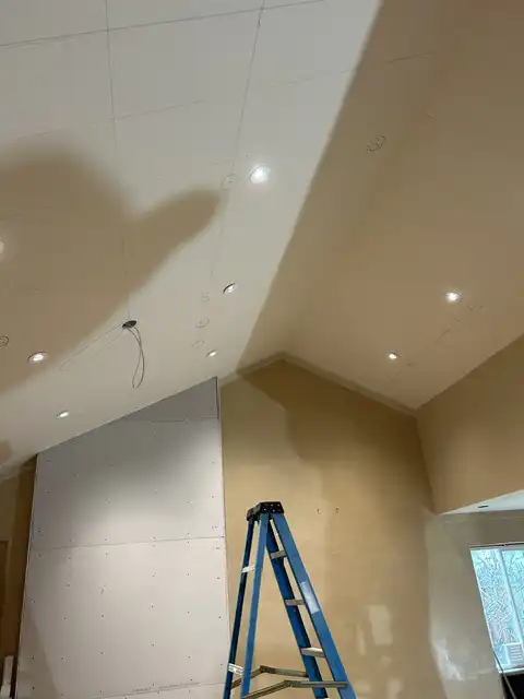 Level-5 finish the whole two story house, installed new inside and outside corners project photo